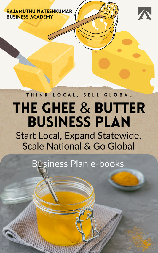 Ghee & Butter Shop Business Plan eBook | From Local brand to Global Brand | GetMyzBook