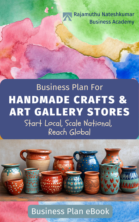 Handmade Crafts & Art Gallery Stores | Business Plan eBook | From Local Roots to Global Reach