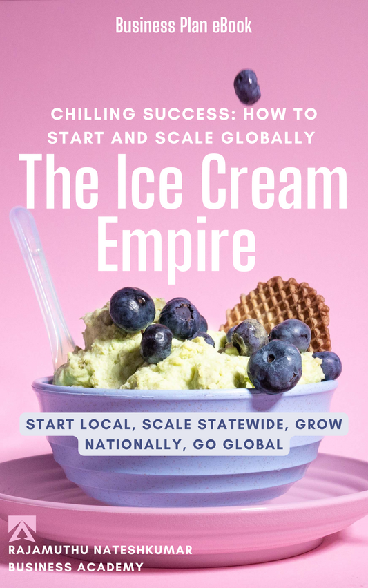 Ice Cream Parlour Business Plan – Start & Scale to Franchise | From Local Scoop to Global Brand | GetMyBizBook